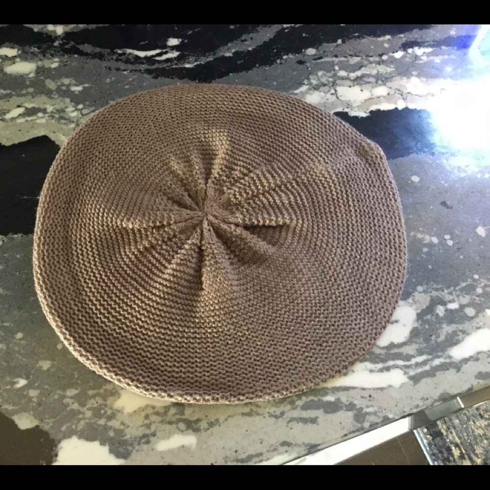 French Knit Brown New Hat - Picture 3 of 12